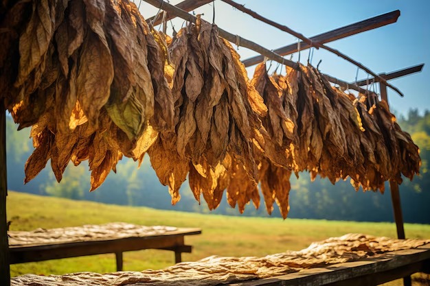 Traditional air drying tobacco